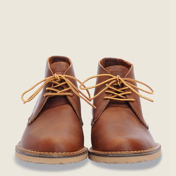 Red Wing Heritage Sko Weekender - Chukkar Rough & Tough Læder - Brune - Herre 8749-CWURI